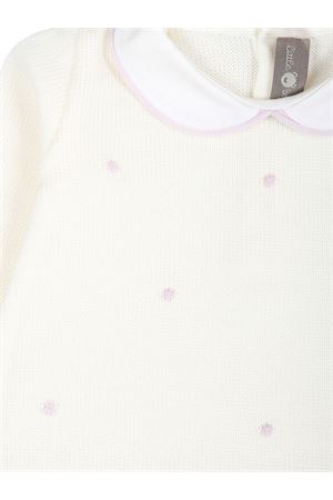 White virgin wool romper LITTLE BEAR KIDS | 9115LATTEGLICINE